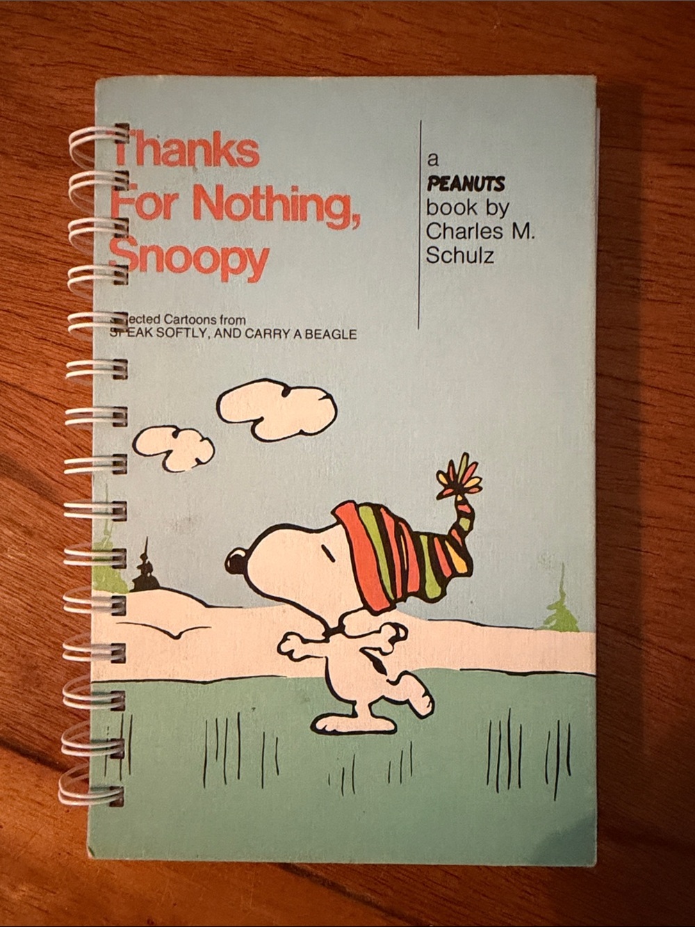 Vintage Snoopy Peanuts Comic Notebook